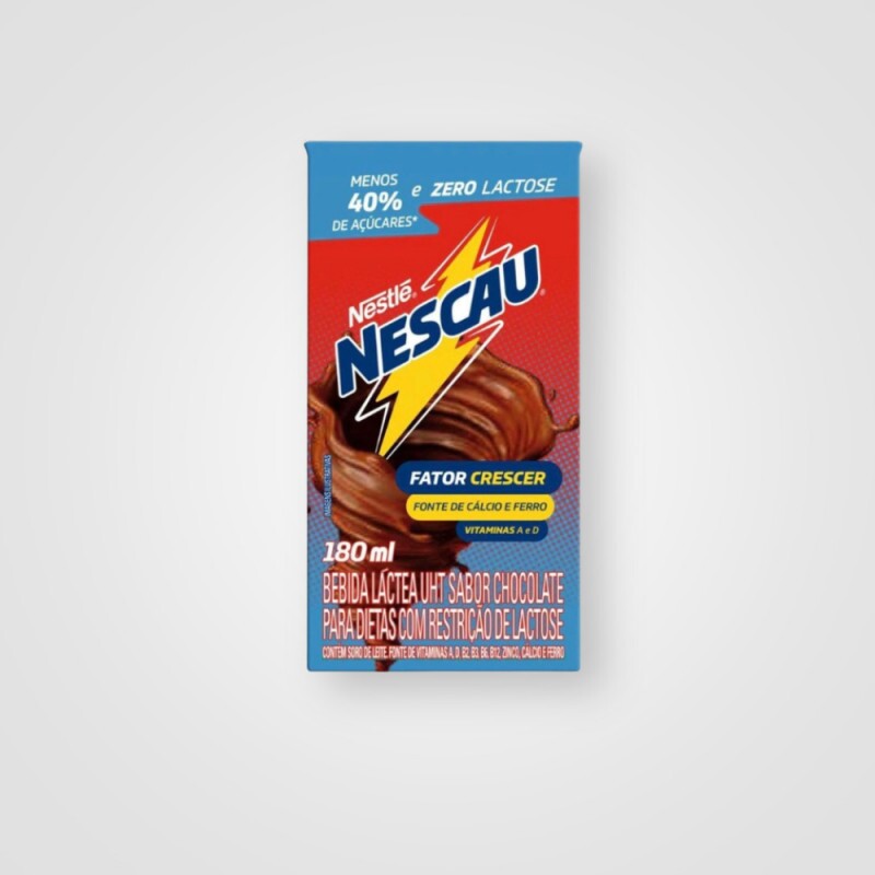 NESCAU Beb Menos Acucar ZrLact27x180mlBR NESCAU Beb Menos Acucar ZrLact27x180mlBR