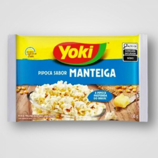 POPCORN MICRO MANTEIGA 36X100G POPCORN MICRO MANTEIGA 36X100G