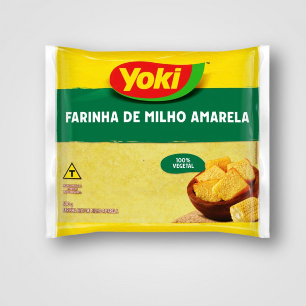 FARINHA MILHO AMARELA 12X500G FARINHA MILHO AMARELA 12X500G