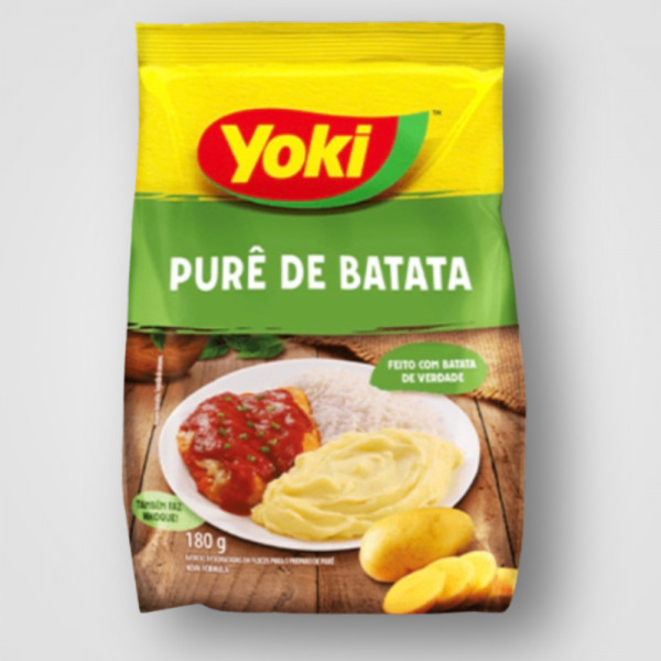 PURÊ DE BATATA YOKI 24X180G PURÊ DE BATATA YOKI 24X180G