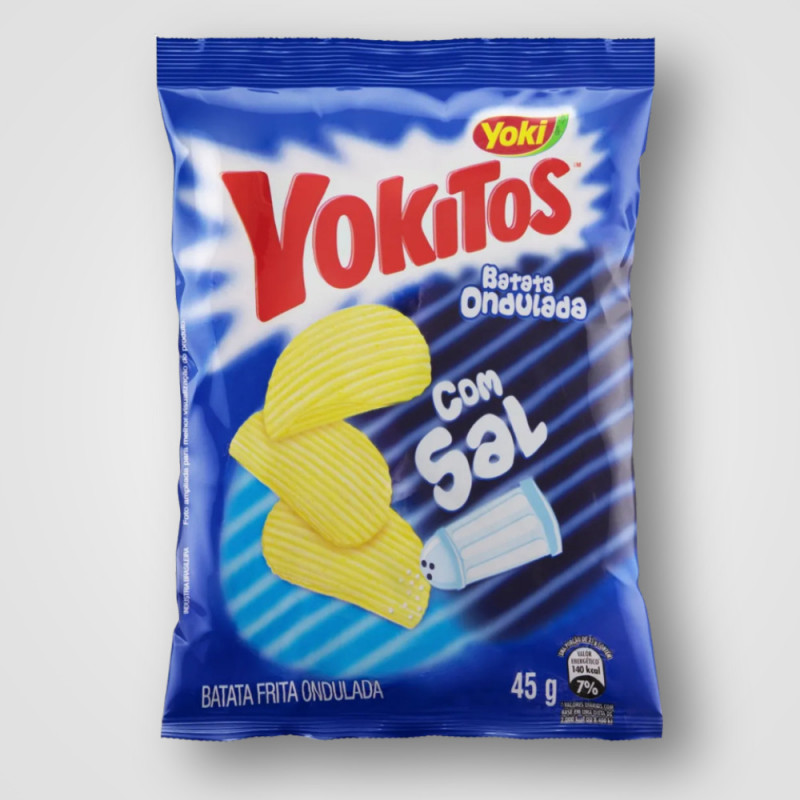 BATATA ONDULADA NATURAL 36X45G