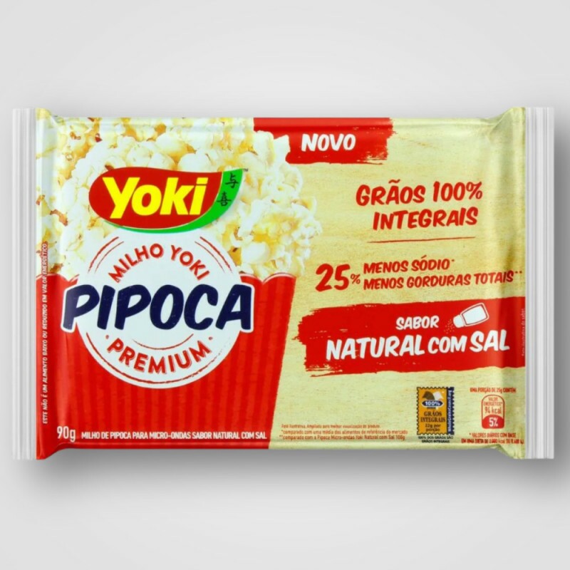 POPCORN MICRO NATURAL SAL 36X90G