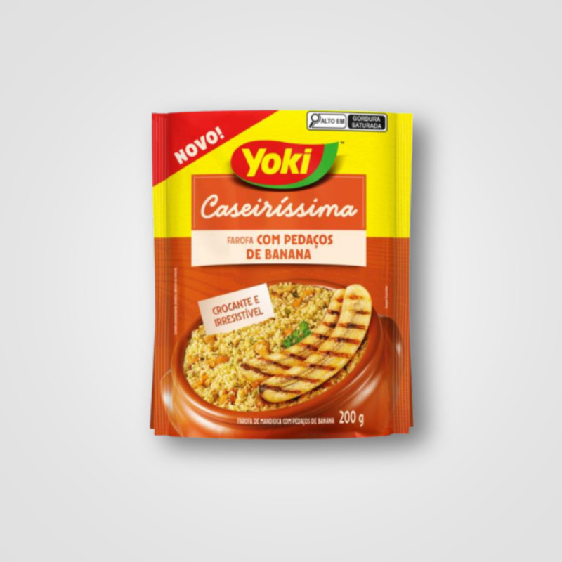 FAROFA CASEIRISSIMA BANANA 12X200G