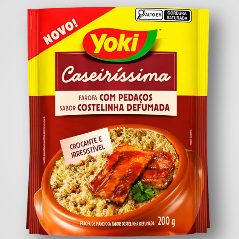 FAROFA CASEIRISSIMA COSTELINHA 12X200G