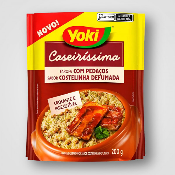 FAROFA CASEIRISSIMA COSTELINHA 12X200G