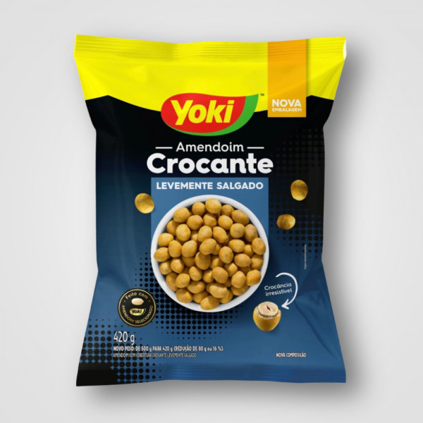 AMENDOIM CROCANTE LEV. SALGADO 12X420G