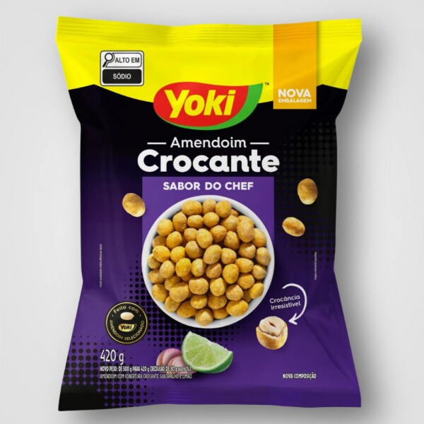 AMENDOIM CROCANTE SABOR DO CHEF 12X420G AMENDOIM CROCANTE SABOR DO CHEF 12X420G