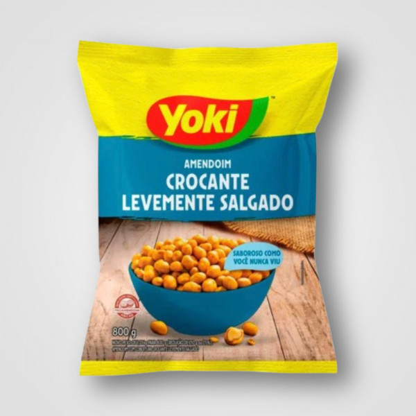 AMENDOIM CROCANTE LEV. SALGADO 15X800G AMENDOIM CROCANTE LEV. SALGADO 15X800G