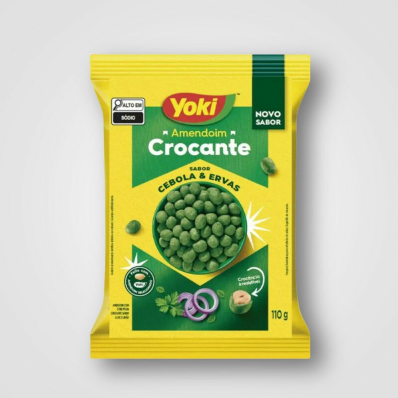 AMENDOIM CROCANTE CEBOLA E ERVAS 12X110G