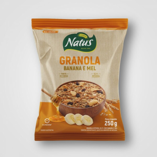 GRANOLA NATUS BANANA E MEL 12X250GRS GRANOLA NATUS BANANA E MEL 12X250GRS