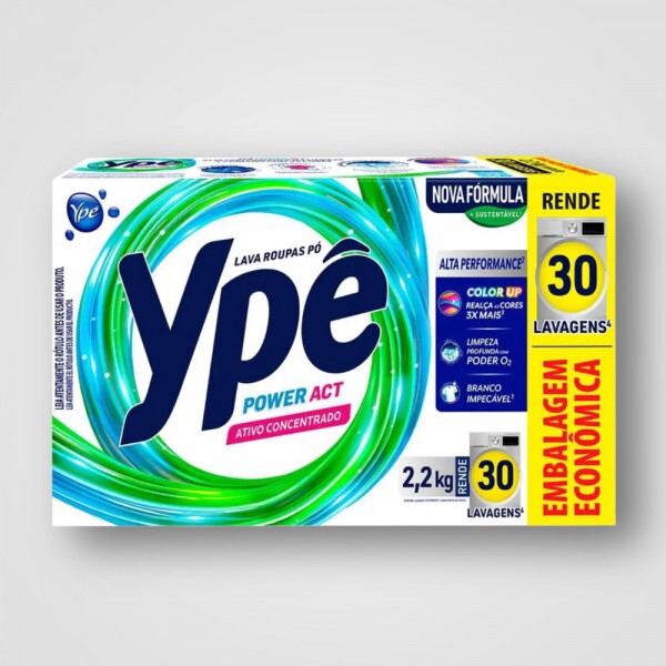 LAVA ROUPA PO YPE POWER ACT CT 9X2,2KG LAVA ROUPA PO YPE POWER ACT CT 9X2,2KG