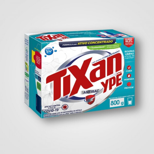 LAVA ROUPA PO TIXAN YPE ANTIBAC CT 20X800G LAVA ROUPA PO TIXAN YPE ANTIBAC CT 20X800G
