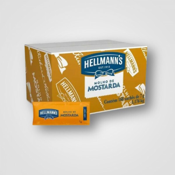 Mostarda Hellmanns Sachet 168X7G Mostarda Hellmanns Sachet 168X7G