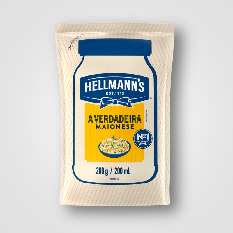 Maionese HELLMANNS Doy Pack 24X200G Promocao 24X22G