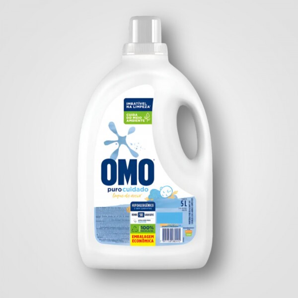 Detergente Liquido OMO +Puro Cuidado 2X5L