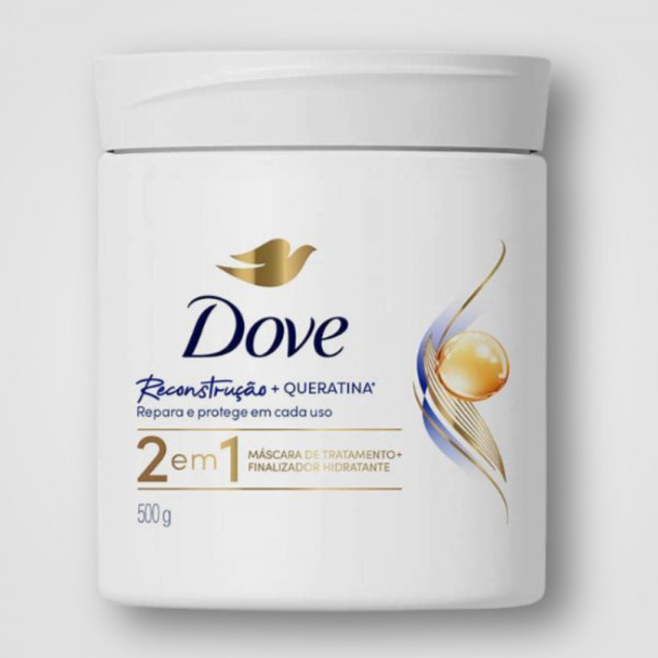 Tratamento Dove 2em1 Reconstrução 6x500 G Tratamento Dove 2em1 Reconstrução 6x500 G