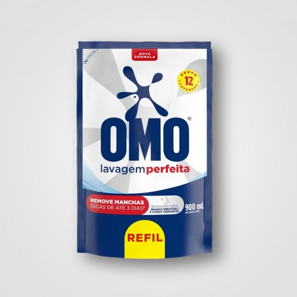 Detergente Liquido OMO Lavagem Perfeita Doy Pack 12X900ML Detergente Liquido OMO Lavagem Perfeita Doy Pack 12X900ML