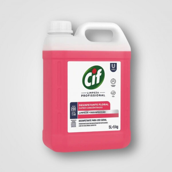 Desinfetante Cif Concentrado Floral 4X5L Desinfetante Cif Concentrado Floral 4X5L