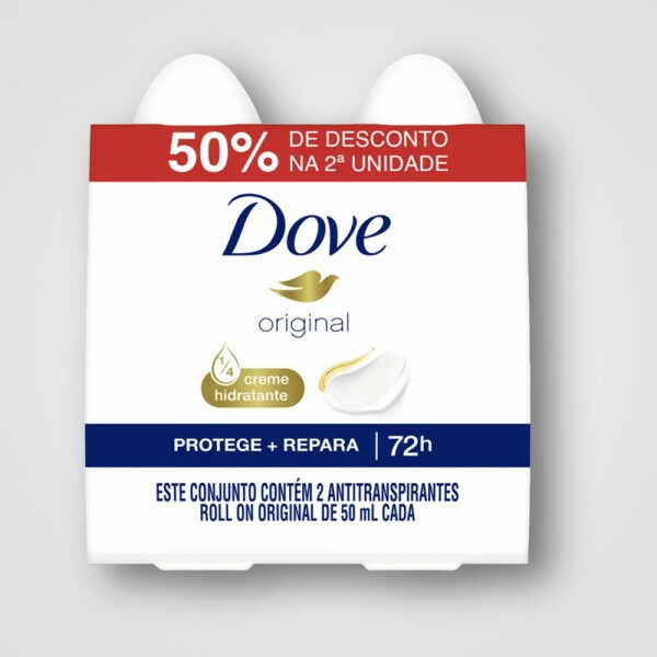 Desodorante Rollon Dove Original 15X2X50ML Preco Especial Desodorante Rollon Dove Original 15X2X50ML Preco Especial