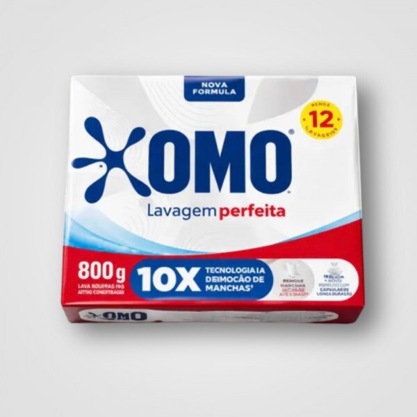 Detergente em Po OMO Lavagem Perfeita Cartucho 20X800G