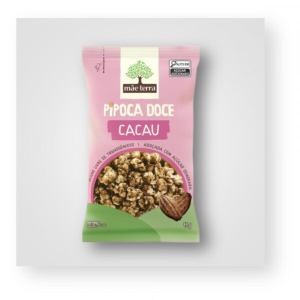 Pipoca Mãe Terra Snack Orgânico Cacau 18X45G