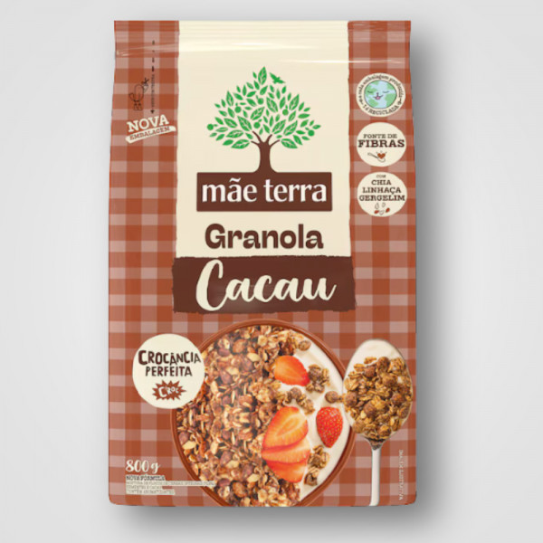 GRANOLA MÃE TERRA CACAU 12X800G