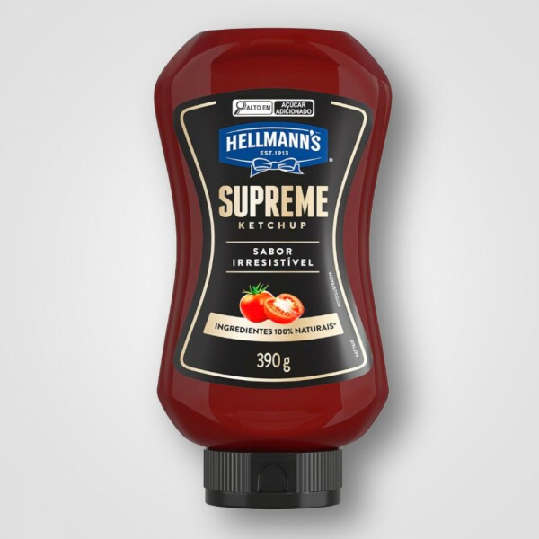 KETCHUP HELLMANNS SUPREME SQUEEZE 24X390G