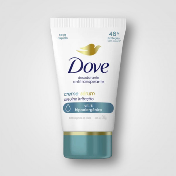 DESODORANTE CREME DOVE PREVINE IRRITACAO 12X 50 g