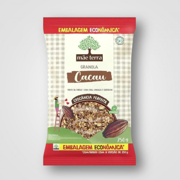GRANOLA MÃE TERRA CACAU 12X750G