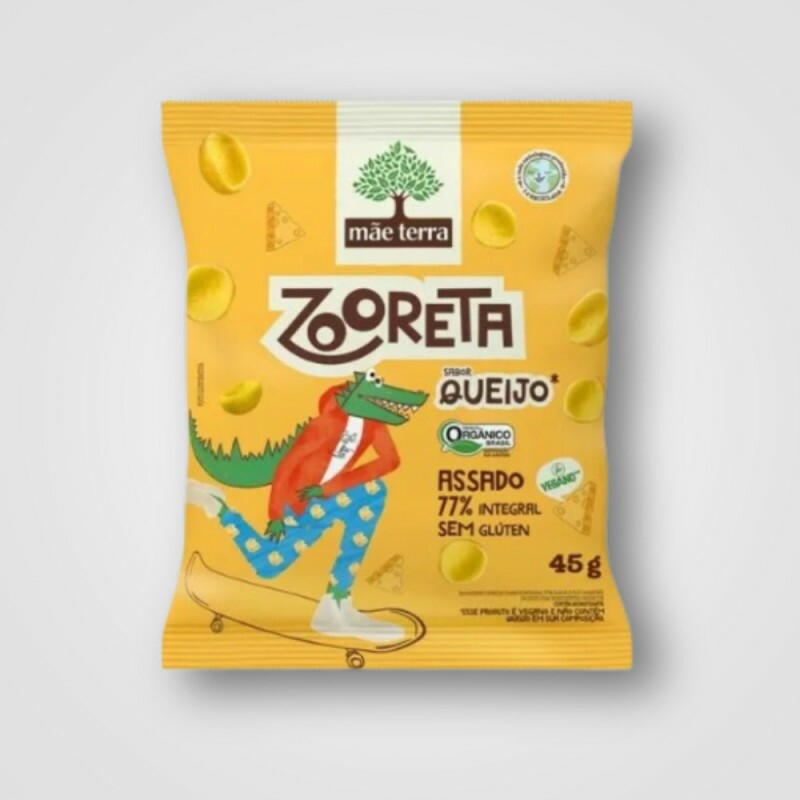 SALGADINHO MÃE TERRA ZOORETA QUEIJO 18X45G
