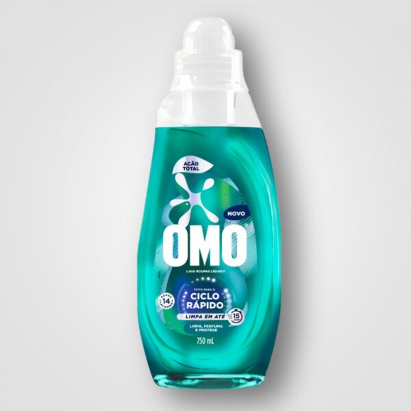 DETERGENTE LIQUIDO OMO ACAO RAPIDA 12X750ML DETERGENTE LIQUIDO OMO ACAO RAPIDA 12X750ML