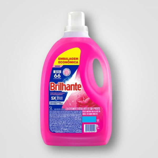 DETERGENTE LIQUIDO BRILHANTE PERFUME EXTRAORDINARIO 2X5L DETERGENTE LIQUIDO BRILHANTE PERFUME EXTRAORDINARIO 2X5L