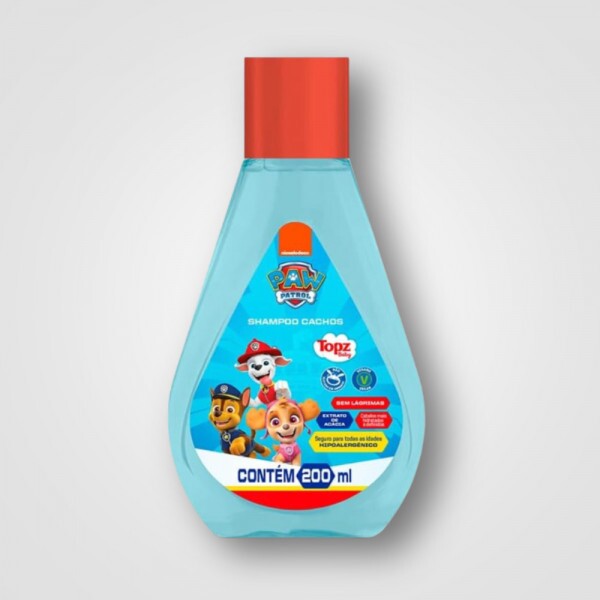 SHAMPOO CACHOS HIDRATADOS PATRULHA CANINA TOPZ 12X200ML SHAMPOO CACHOS HIDRATADOS PATRULHA CANINA TOPZ 12X200ML