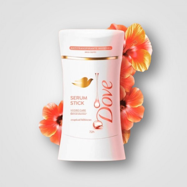 ANTITRANSPIRANTE OPAQUE EMULSION STICKS DOVE TROPICAL HIBISCUS 12X45G