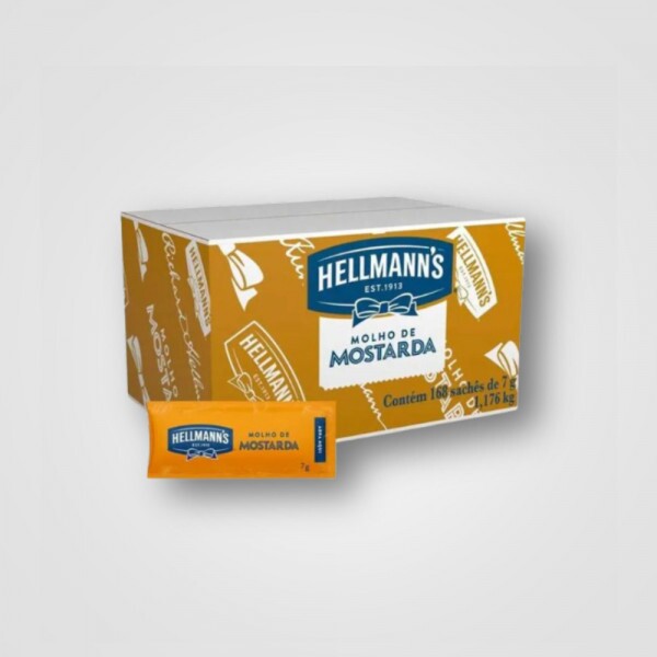 MOSTARDA HELLMANSS SACHET 168X7 G