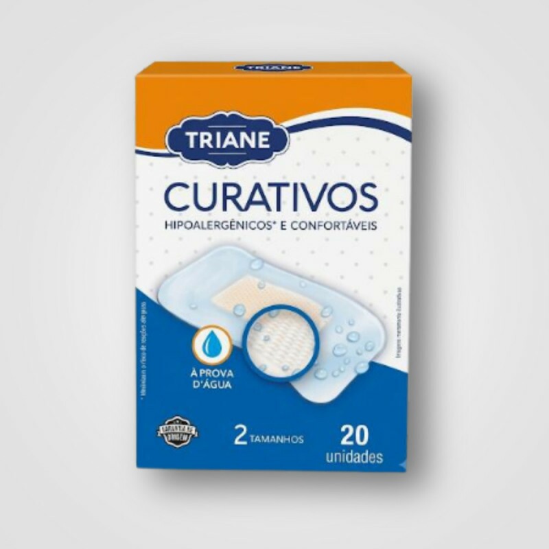 CURATIVO A PROVA D AGUA TRIANE 20 UNIDADES CX24
