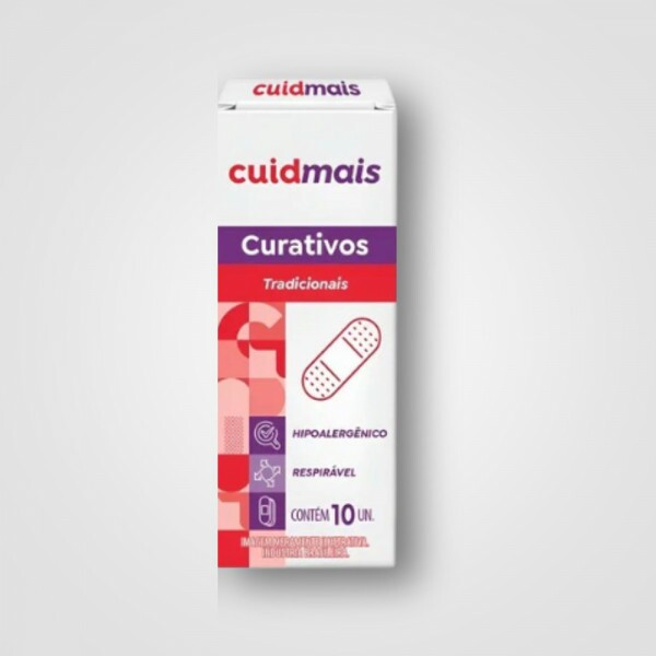 CURATIVO TRADICIONAL ADULTO CUIDMAIS 10 UNIDADES CX48