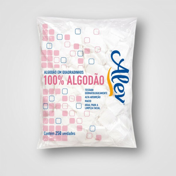 ALGODAO QUADRADINHO ALEV 24 X 250UN