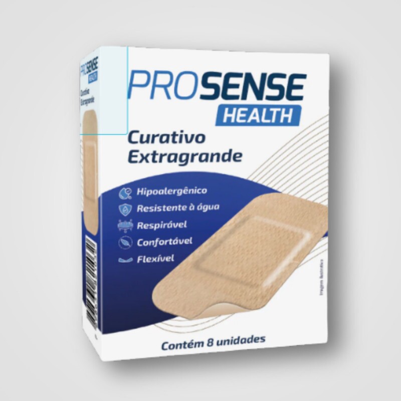 CURATIVO EXTRAGRANDE 8 UNIDADES CX24 PROSENSE HEALTH