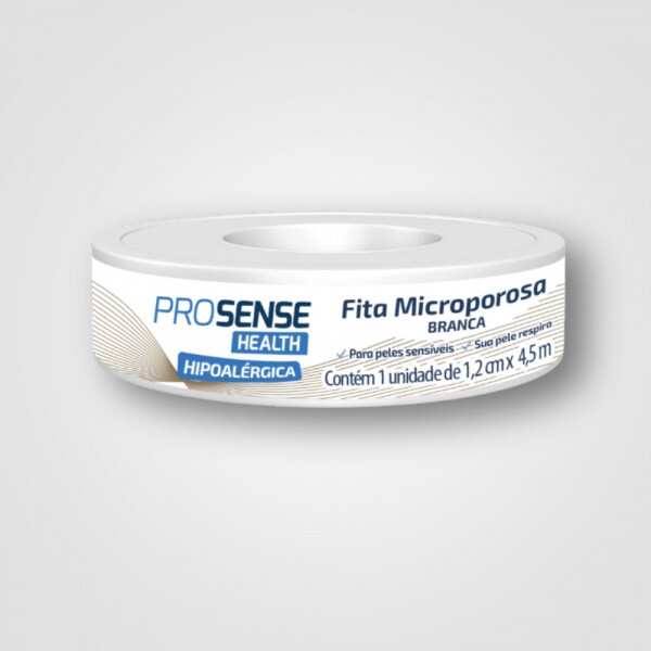 FITA MICROPOROSA BRANCA 1,2CMX4,5M PROSENSE HEALTH CX72 FITA MICROPOROSA BRANCA 1,2CMX4,5M PROSENSE HEALTH CX72