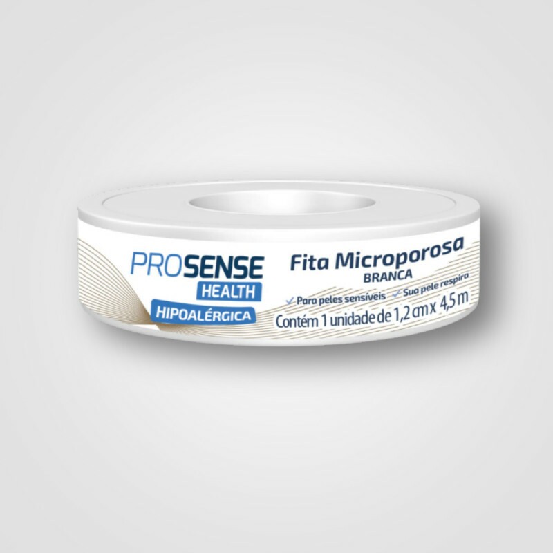 FITA MICROPOROSA BRANCA 1,2CMX4,5M PROSENSE HEALTH CX72