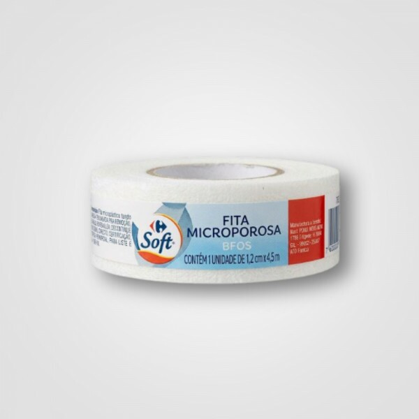 FITA MICROPOROSA BEGE 1,2CMX4,5M SOFT CX72