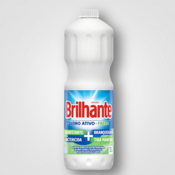 Lavandina Brilhante Fresh 12X1L Lavandina Brilhante Fresh 12X1L