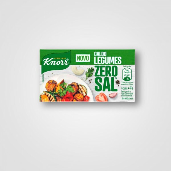 Caldo Knorr Zero Adição de Sal Legumes 16X10X3L/48G