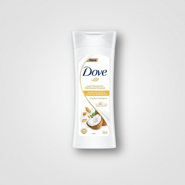Loção Desodorante Dove Hidratante Coco 12X400ML