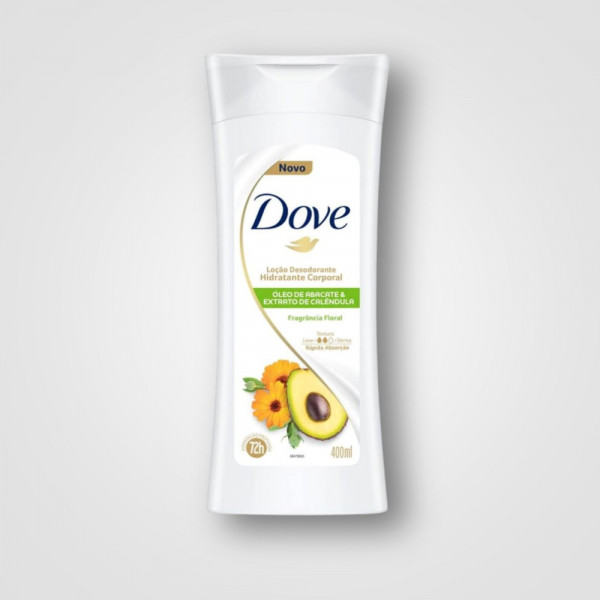 Locao Dove Desodorante Hidratante Abacate 12X400ML Locao Dove Desodorante Hidratante Abacate 12X400ML