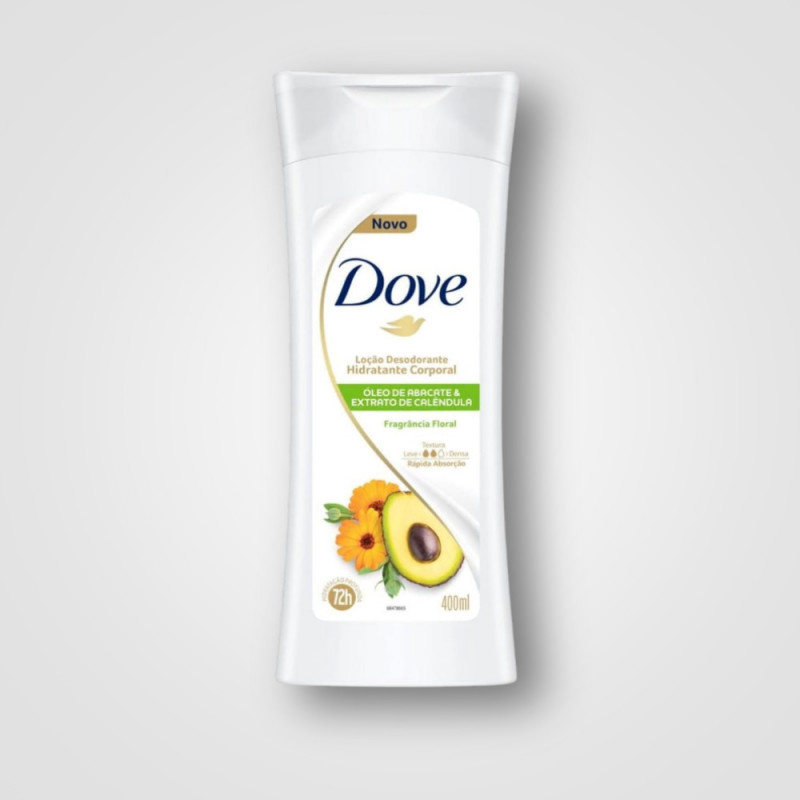 Locao Dove Desodorante Hidratante Abacate 12X400ML