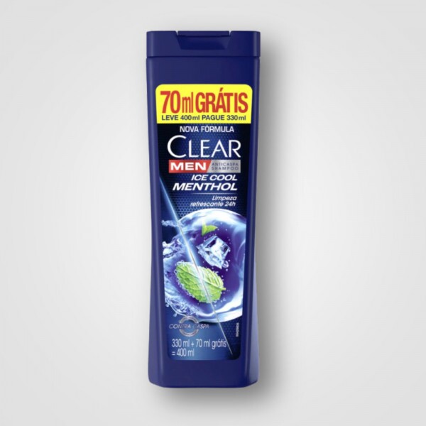 Shampoo Clear Men Anti Ice Chill Menthol 12X400ML Promocao Leve Mais Pague Menos