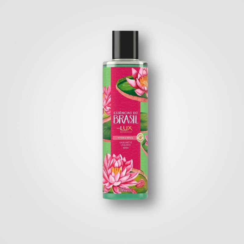Sabonete Liquido LUX Essencial do Brasil Vitoria Regia 12X300ML Sabonete Liquido LUX Essencial do Brasil Vitoria Regia 12X300ML