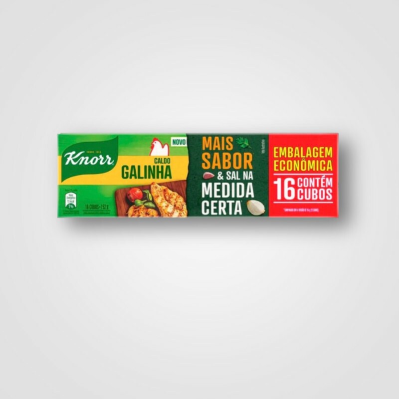 Caldo Knorr Galinha Cartucho 60X8L/152G Caldo Knorr Galinha Cartucho 60X8L/152G
